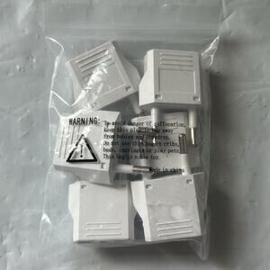 6 Pack European Type C Travel Plug Adapters - Safe, Compact & Lightweight